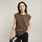 G-STAR® Constructed Loose Top Brown