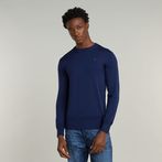 G-STAR® Premium Core Knitted Sweater Dark blue