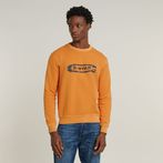 G-STAR® Destroyed Washed Sweater Orange