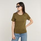 G-Star RAW® Front Seam Top Green