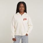 G-STAR® Girls Hoodie Zipp Brushed Beige