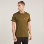 G-STAR® Carabiner Logo T-Shirt Brown