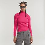 G-STAR® Asymmetric Zip Top Pink