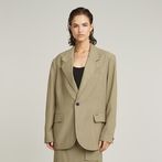 G-STAR® Big Boyfriend Blazer Grün