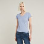 G-STAR® Camiseta Eyben Slim V-Neck Azul claro