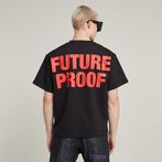 G-STAR® T-Shirt WVB Unisex Boxy Noir