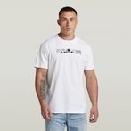 G-Star RAW® Flight Deck Back Graphic Loose T-Shirt White