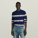G-Star RAW® Stripe Knitted Sweater Dark blue