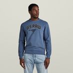 G-Star RAW® Skeleton Dog Graphic Sweater Medium blue