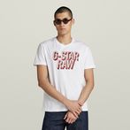 G-Star RAW® 3D Dotted Graphic T-Shirt White