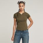 G-STAR® Top Micro Placket Slim Verde