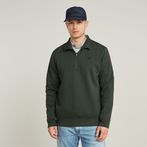 G-STAR® Premium Core Half Zip Sweater Grey