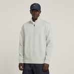G-STAR® Premium Core Half Zip Sweater Grey