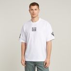 G-STAR® Barcode Boxy T-Shirt White