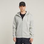 G-STAR® Premium Core Zip Thru Hoodie Grey