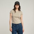 G-STAR® Top Micro Placket Slim Beige