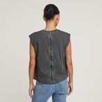 G-STAR® Top Back Zip Overdyed Noir