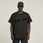 G-STAR® Flock G-Script Loose T-Shirt Black