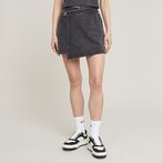 G-STAR® Overdyed Sweat Skort Black