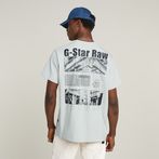 G-STAR® Barcode Back Graphic Loose T-Shirt Grey