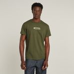 G-STAR® Camiseta Old Skool Logo Verde