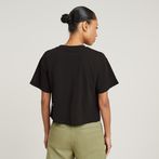 G-STAR RAW (ジースターロゥ) CROPPED LOGO RELAXED TOP (クロップド ロゴ リラックス トップ) サステナブル レギュラーフィット クルーネック ショートTシャツ G-STAR RAW (ジースターロー)Tailor Cropped Jacket(テイラー