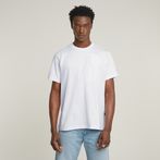 G-STAR® T-Shirt Outdoor Woven Pocket Loose Blanc