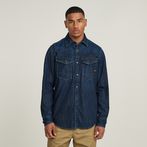 G-STAR® Camisa Dakota Slim Denim Azul oscuro