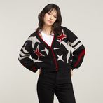 G-STAR® Holiday Loose Knitted Cardigan Black