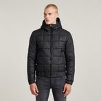 G-STAR® Meefic Quilted Hooded Jacket Black