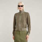 G-STAR® Chaqueta Overdyed Slim Track Sweater Verde