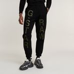 G-STAR® Embro Print Loose Tapered Sweat Pants Black