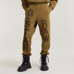 G-Star RAW® Embro Print Loose Tapered Sweat Pants Brown