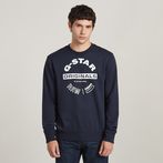 G-STAR® Originals Logo Sweater Dark blue