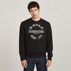 G-STAR® Originals Logo Sweater Black