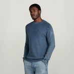 G-STAR® Indigo Moss Knitted Sweater Medium blue