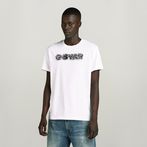 G-STAR® Distressed Logo T-Shirt White