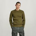 G-STAR® Engineered Knitted Sweater Green