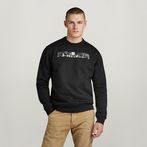 G-STAR® Flight Deck Back Graphic Sweater Black