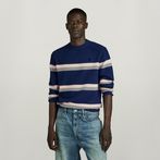 G-STAR® Stripe Knitted Sweater Dark blue