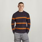 G-STAR® Stripe Knitted Sweater Grey