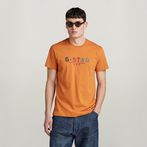 G-Star RAW® Multi Logo Graphic T-Shirt Orange