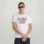 G-STAR® 3D Dotted Graphic T-Shirt White