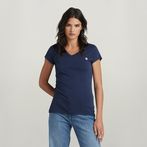 G-STAR® Top Eyben Slim V-Neck Azul oscuro