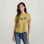 G-STAR® Raw Optic Slim T-Shirt Yellow