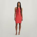 G-STAR® Slim Ribbed Tank Dress Red