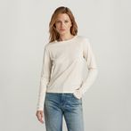 G-Star RAW® Front Seam Top Beige