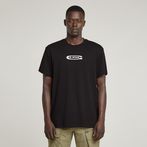 G-STAR® Camiseta Old Skool Logo Negro