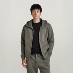 G-Star RAW® Premium Core Hooded Zip Sweater Grey