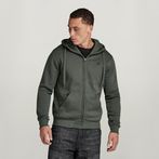 G-STAR® Premium Core Zip Thru Hoodie Grey